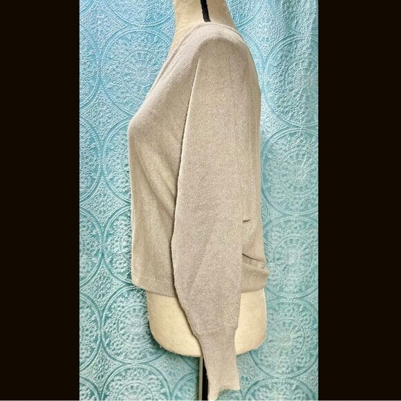 BCBG MaxAzria Wyatt Cashmere Blend Shimmery Sweater Sz S - Picture 5 of 8